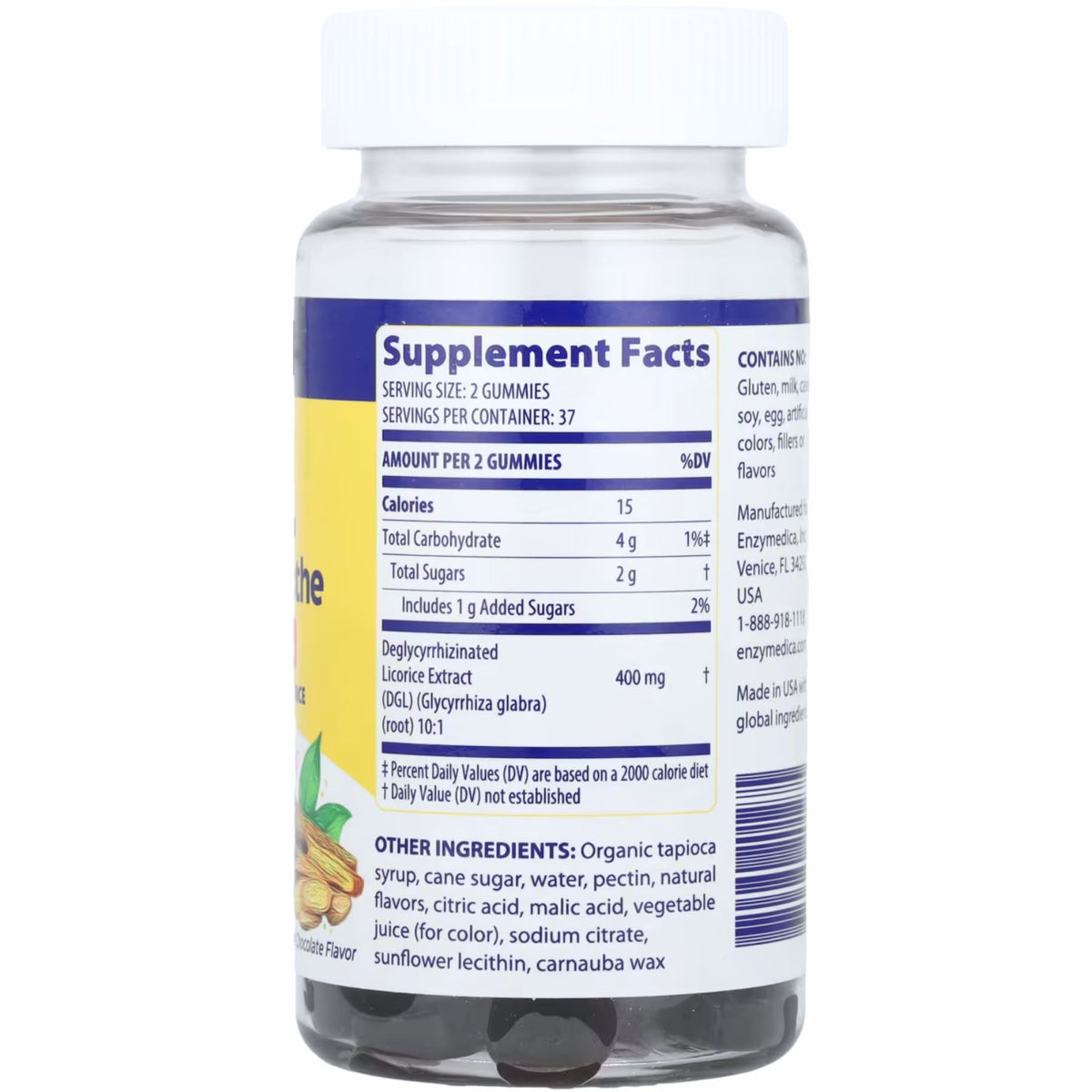 Enzymedica DGL Gummies 74ct