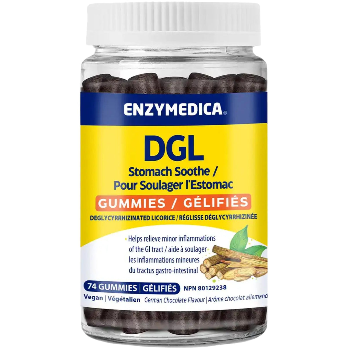 Enzymedica DGL Gummies 74ct