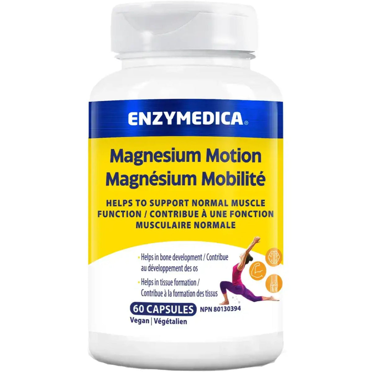Enzymedica Magnesium Motion Capsules 60s