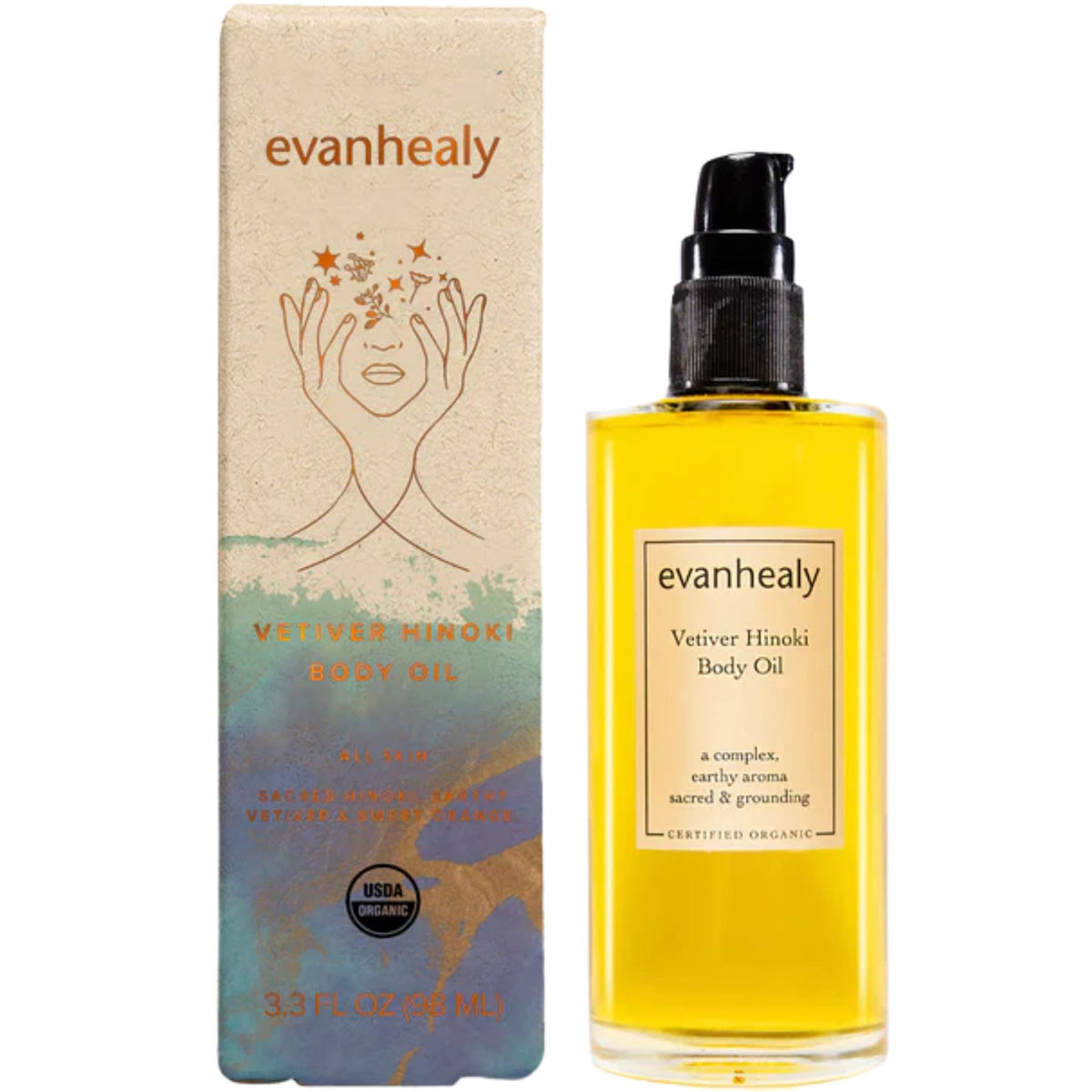 Evanhealy Vetiver Hinoki Body Oil 98mL
