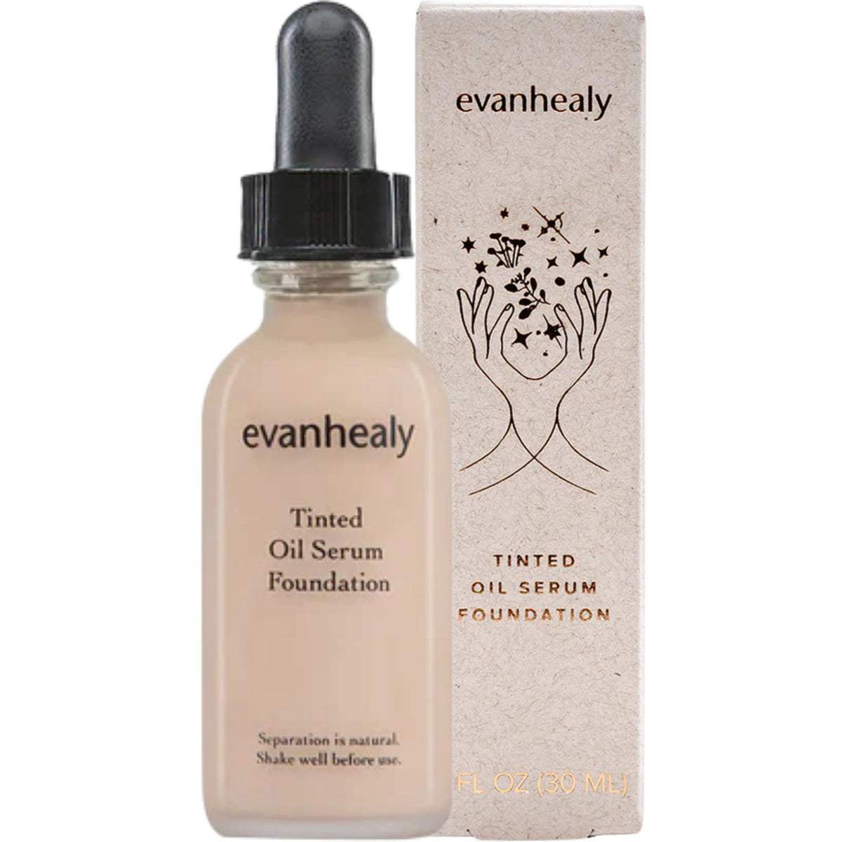 Evanhealy Tinted Oil Serum Foundation, Shade 10 30mL