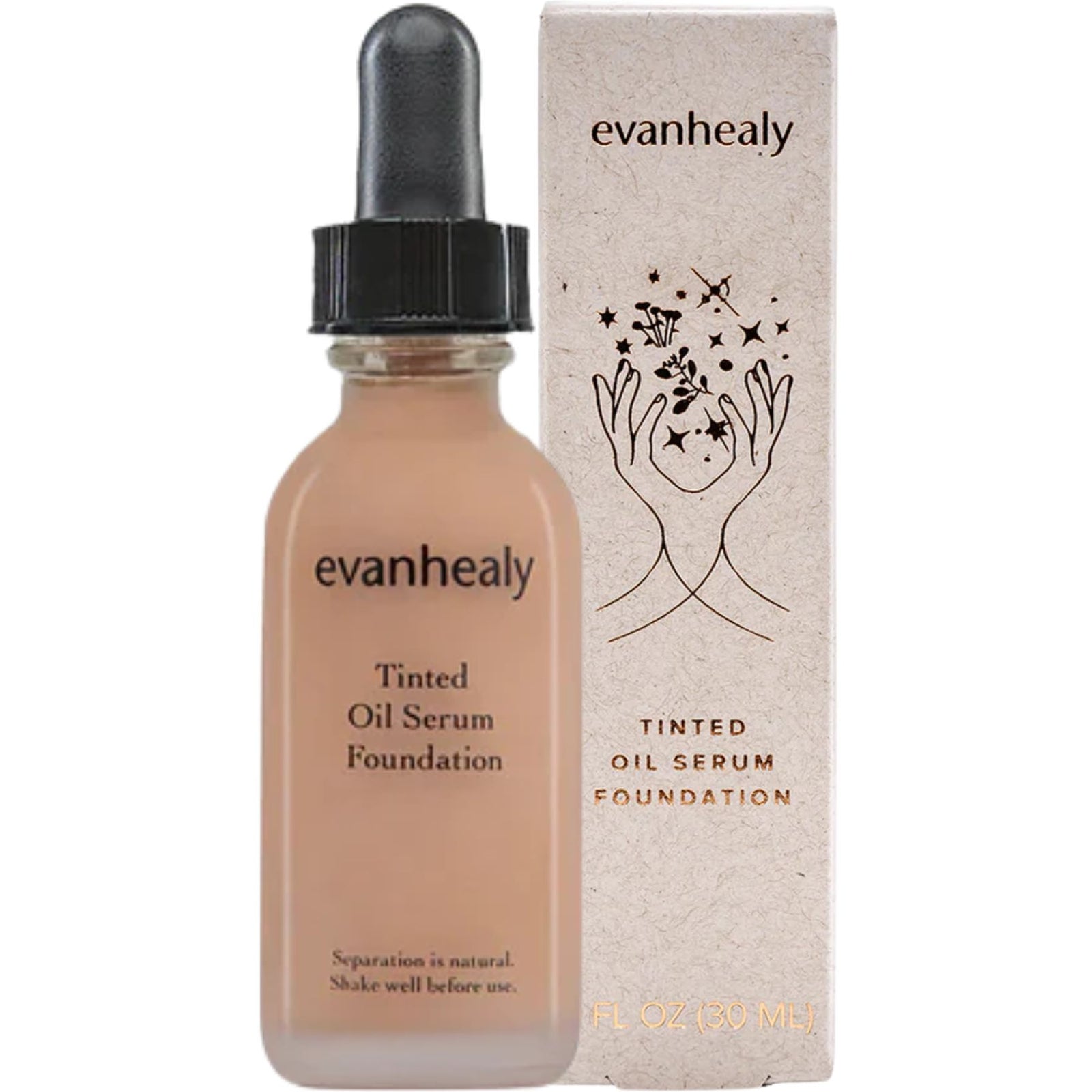 Evanhealy Tinted Oil Serum Foundation, Shade 30 30mL