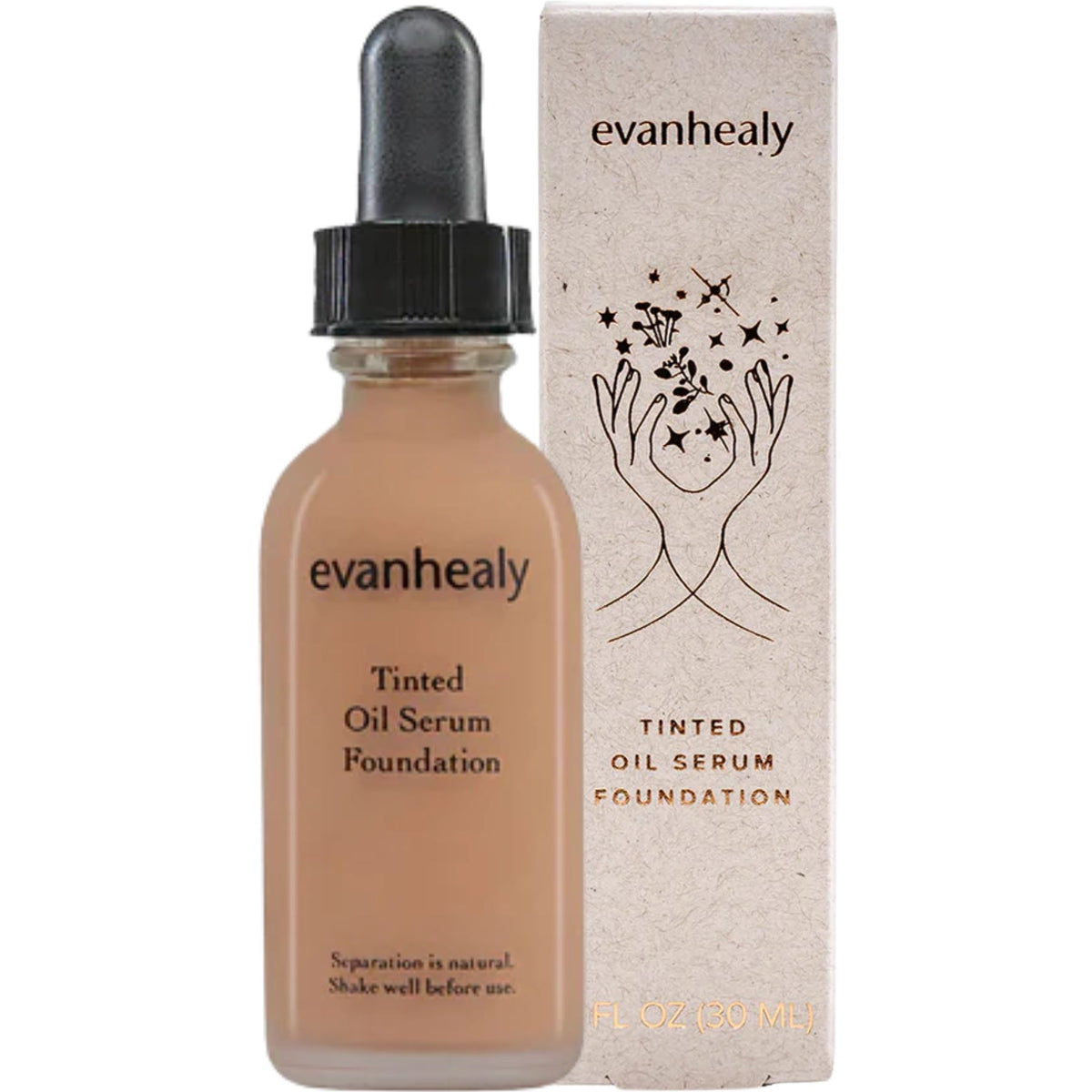 Evanhealy Tinted Oil Serum Foundation, Shade 40 30mL