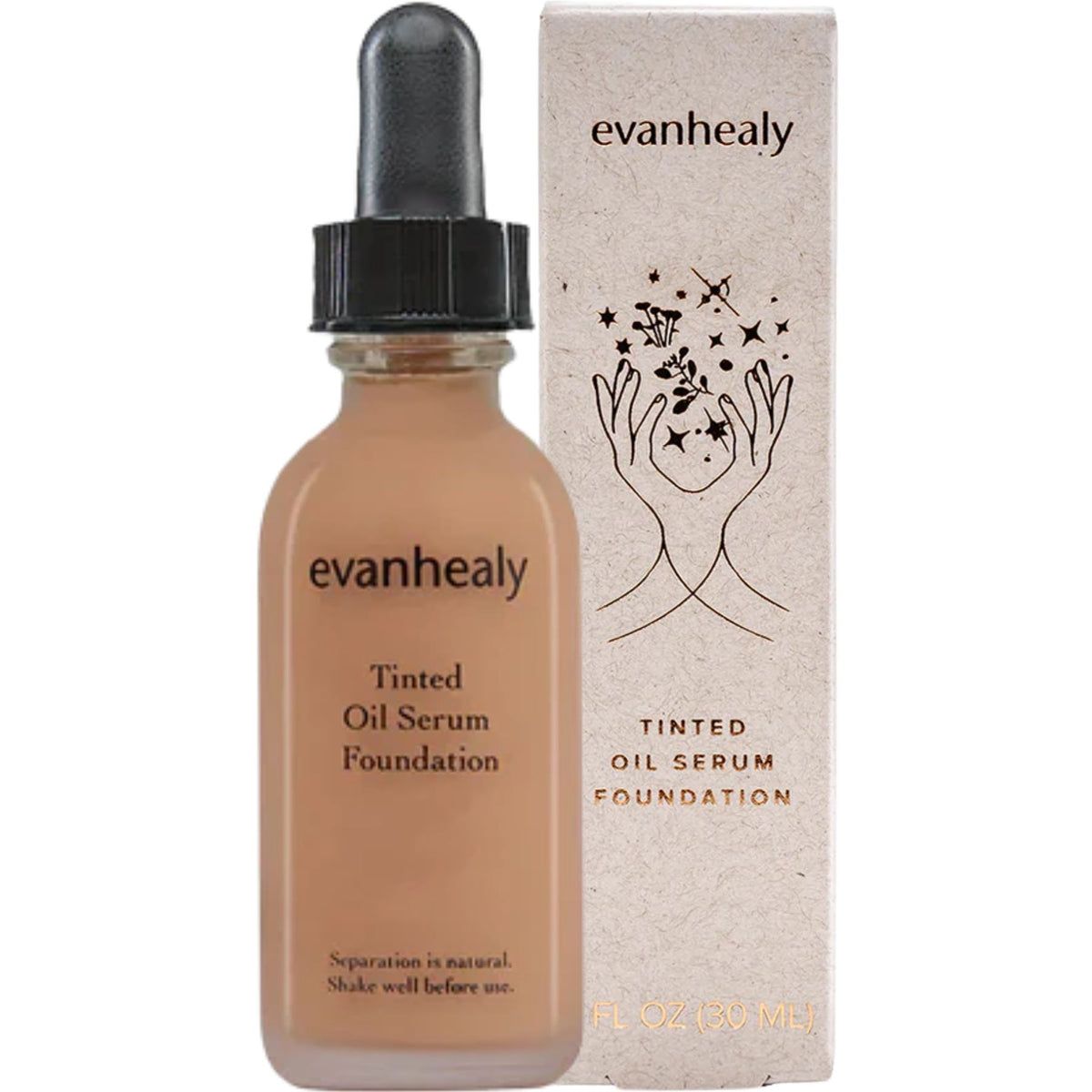 Evanhealy Tinted Oil Serum Foundation, Shade 45 30mL