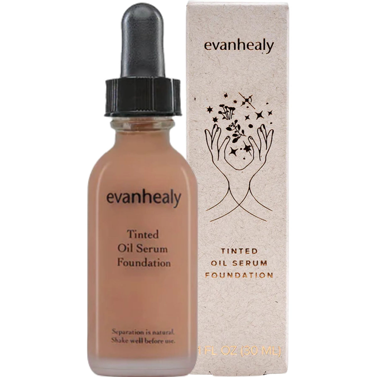 Evanhealy Tinted Oil Serum Foundation, Shade 50 30mL