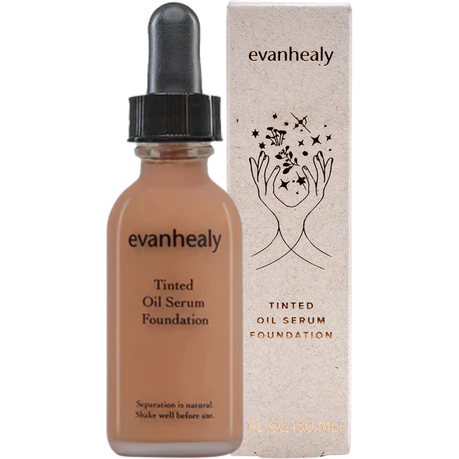 Evanhealy Tinted Oil Serum Foundation, Shade 55 30mL