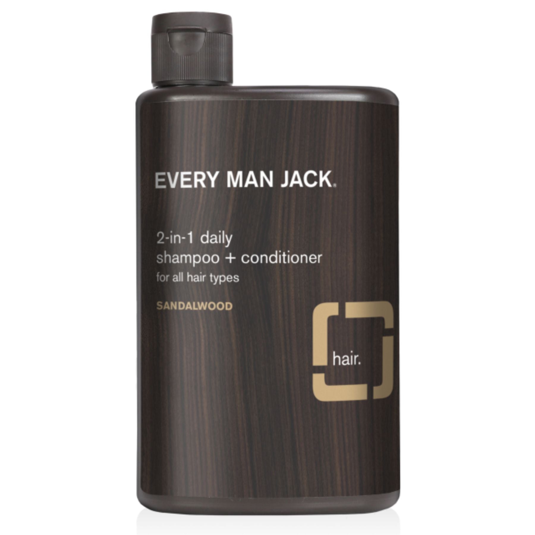 Every Man Jack 2-in-1 Sandalwood Shampoo and Conditioner 400ml