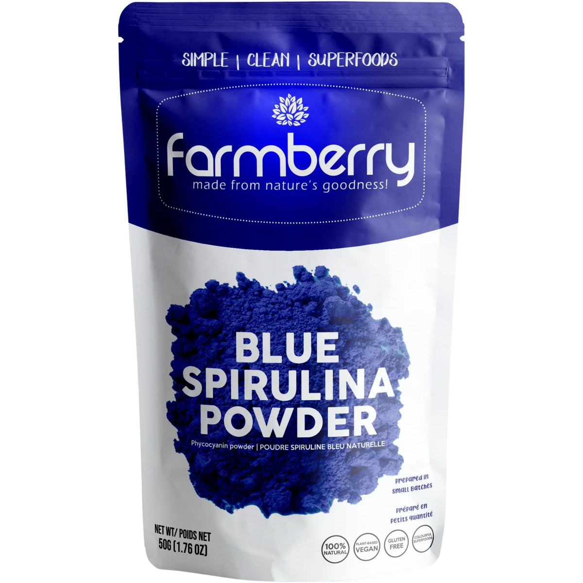 Farmberry Blue Spirulina Powder 50g