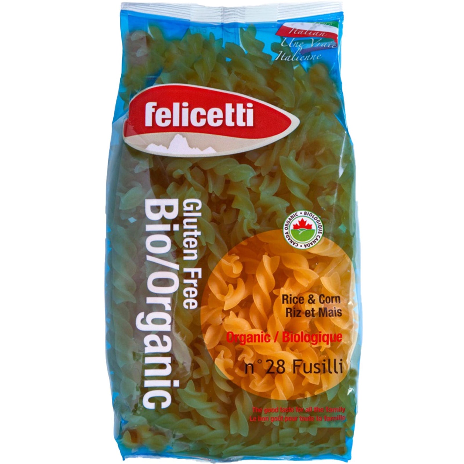 Felicetti Organic Rice & Corn Fusilli 340g