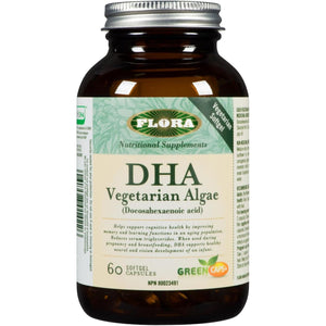 Flora DHA Vegetarian Algae 60s