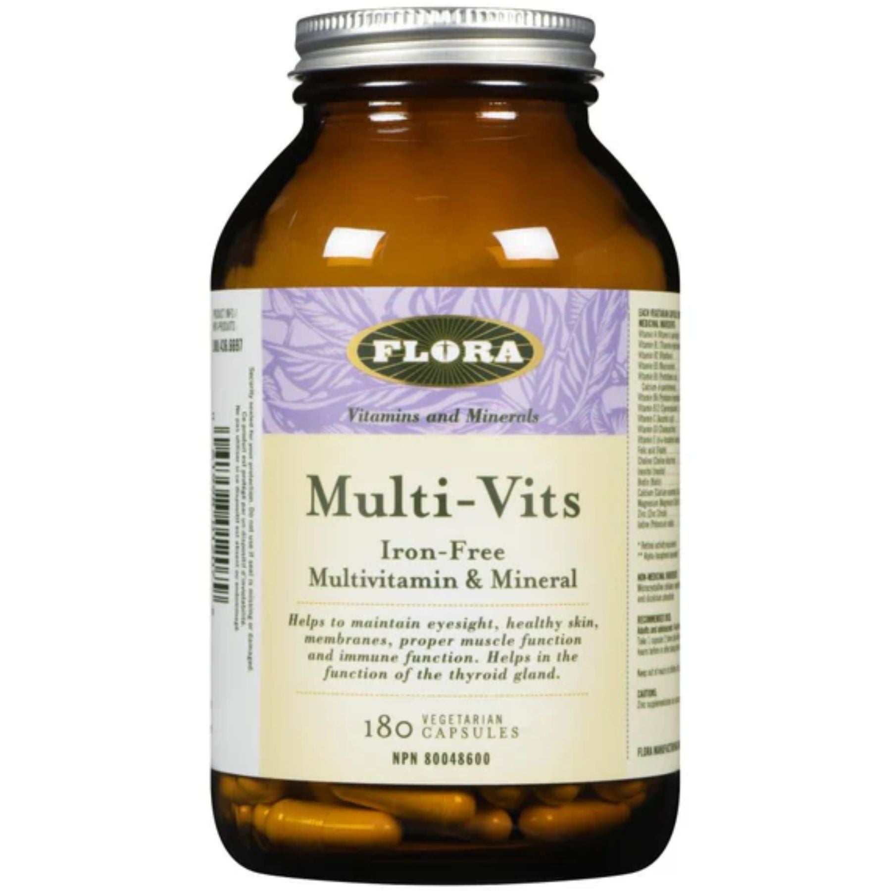 Flora Multi-Vits Iron-Free Multivitamin & Mineral 180s