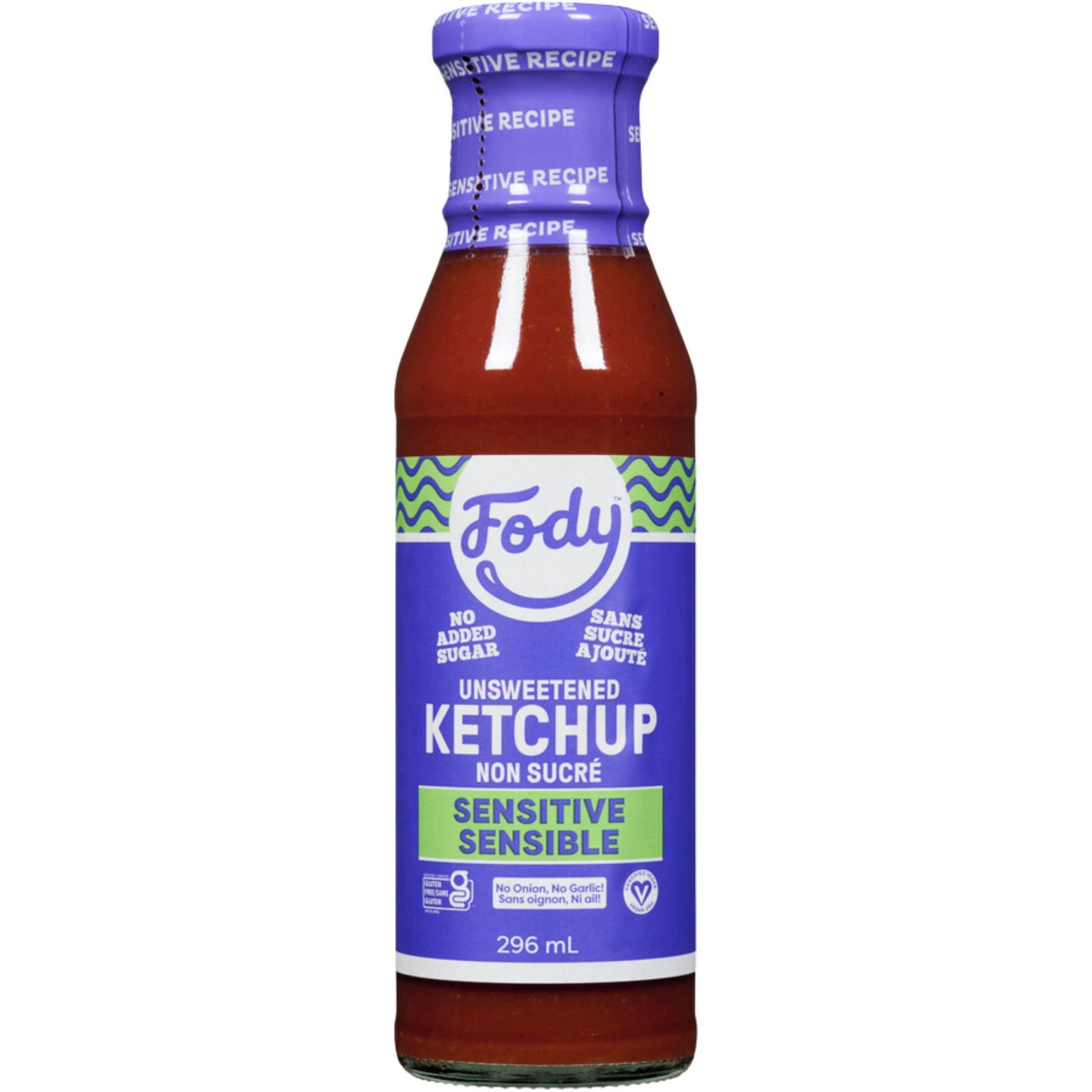 Fody Foods Original Unsweetened Ketchup 296mL