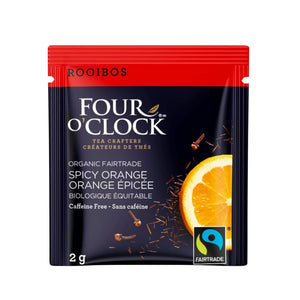 Four O'Clock Organic Fairtrade Spicy Orange Rooibos Tea 16ct