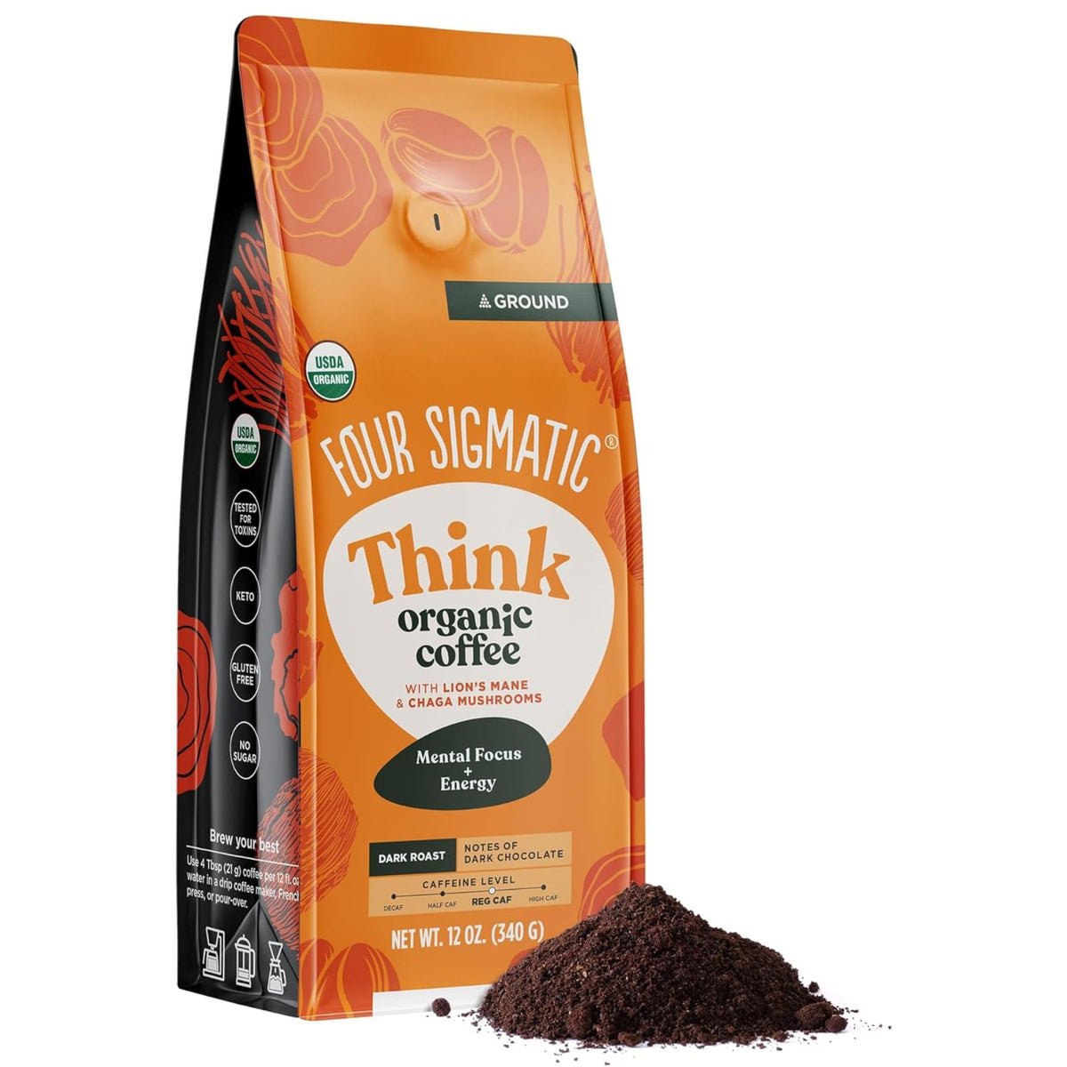 Four Sigmatic Ground Mushroom Coffee with Lion's Mane 340g