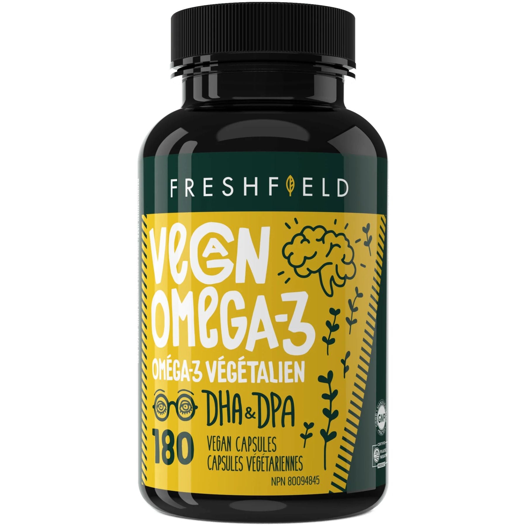 Freshfield Vegan Omega 3 DHA + DPA 180s