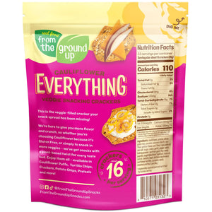 From the Ground Up Everything Snacking Cauliflower Crackers 100g