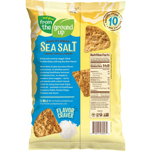 From the Ground Up Sea Salt Cauliflower Tortilla Chips 128g