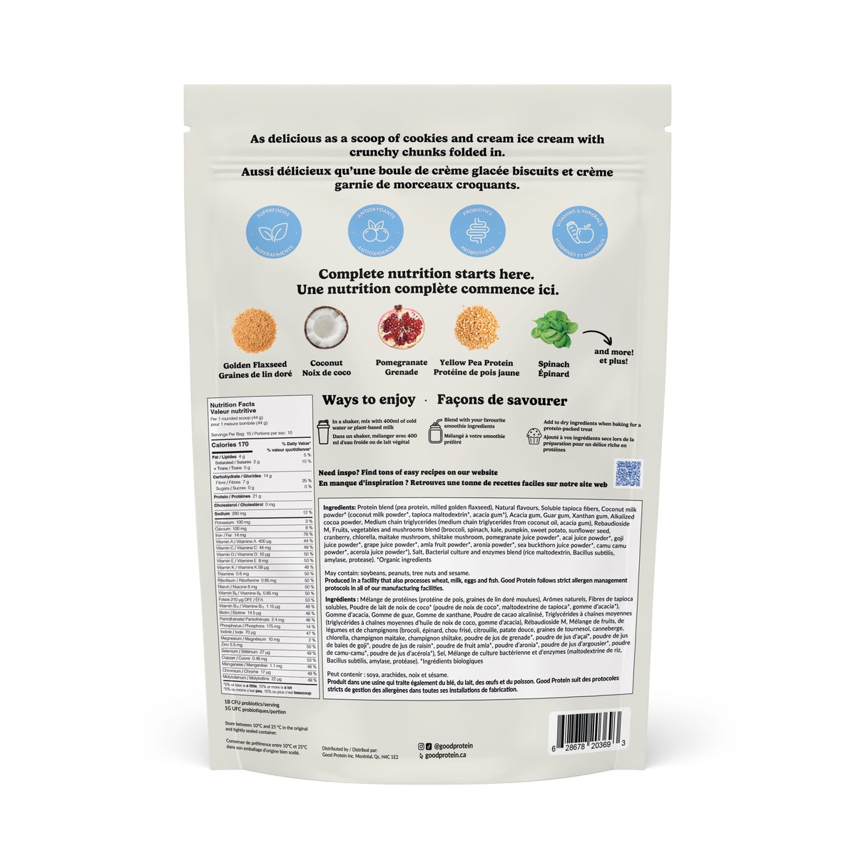 Goodprotein All-in-One Shake Cookies & Cream 440g