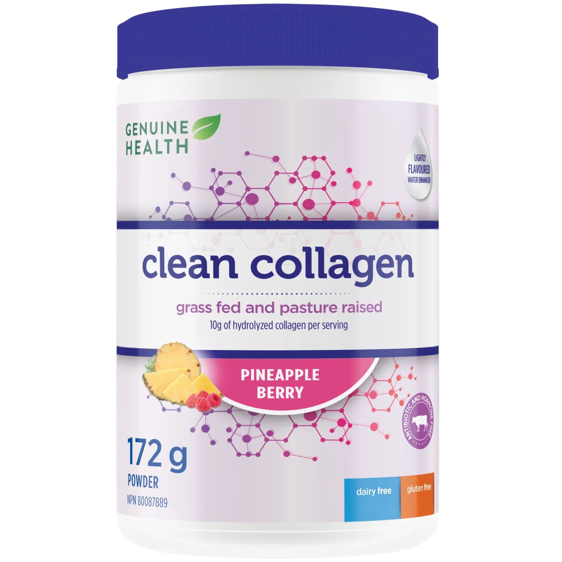 Genuine Health Bovine Collagen - Pineapple Berry Flavour 172g