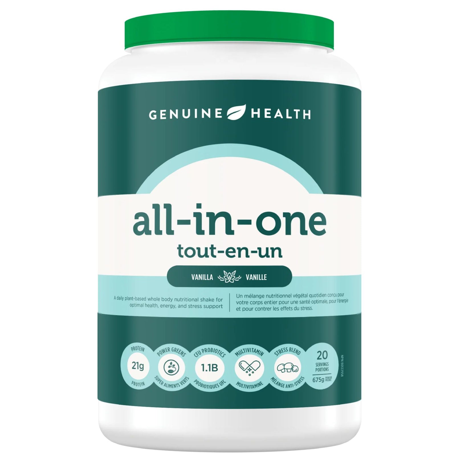 Genuine Health All-In-One Shake - Vanilla 675g
