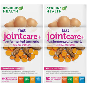 Genuine Health Fast Joint Care+ with Fermented Turmeric BONUS 60s + 60s