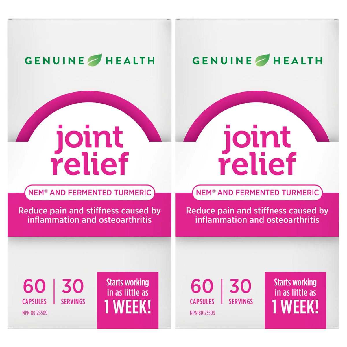 Genuine Health Joint Relief BONUS (60s + 60s)
