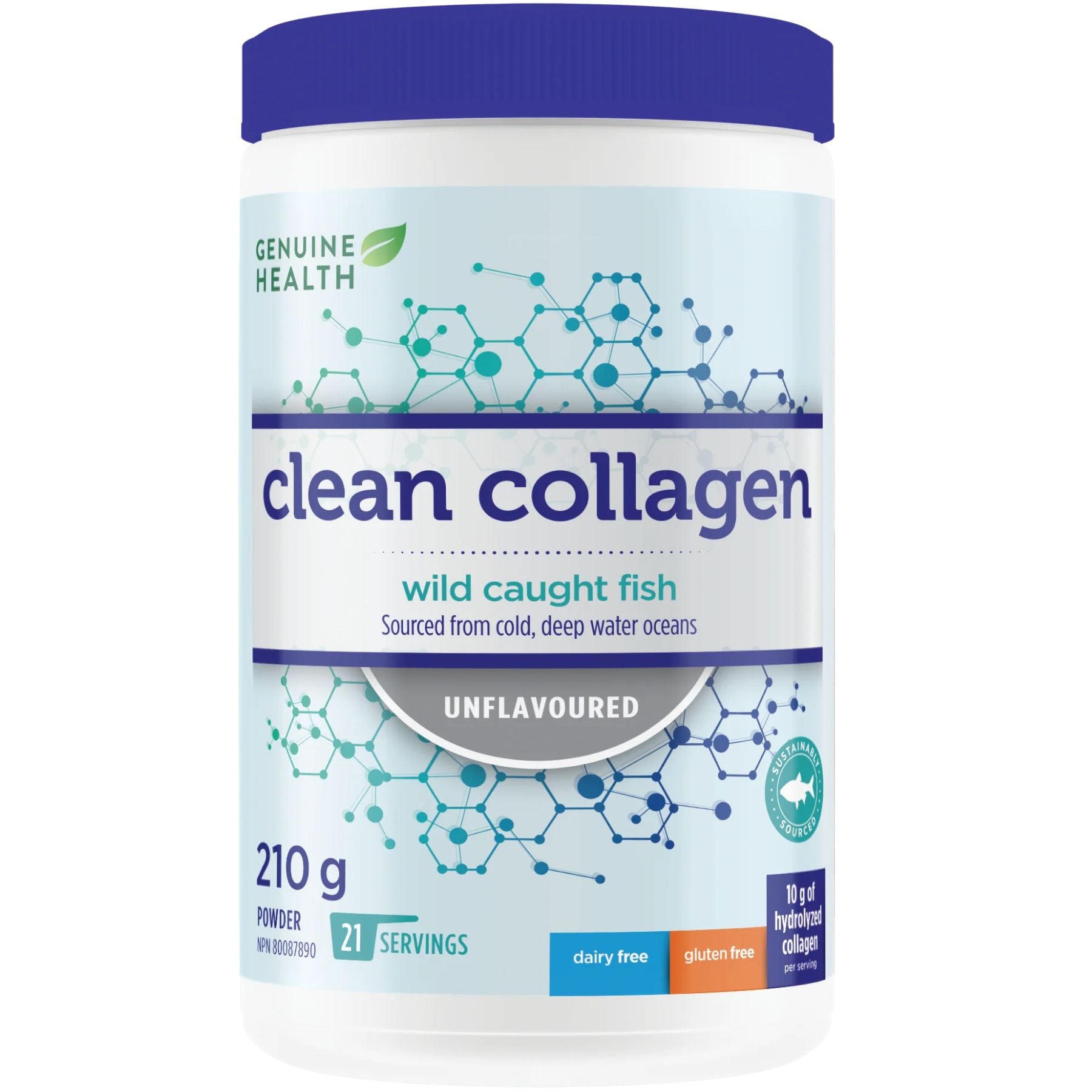 Genuine Health Marine Collagen - Unflavoured 210g