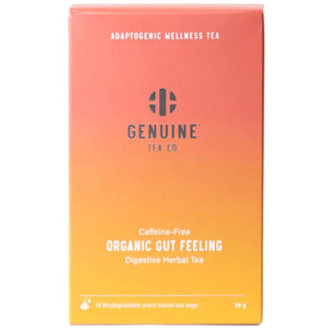 Genuine Tea Organic Gut Feeling Tea 15ct