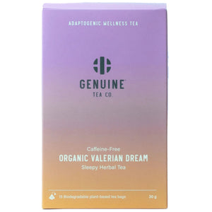 Genuine Tea Organic Valerian Dream Tea 15ct