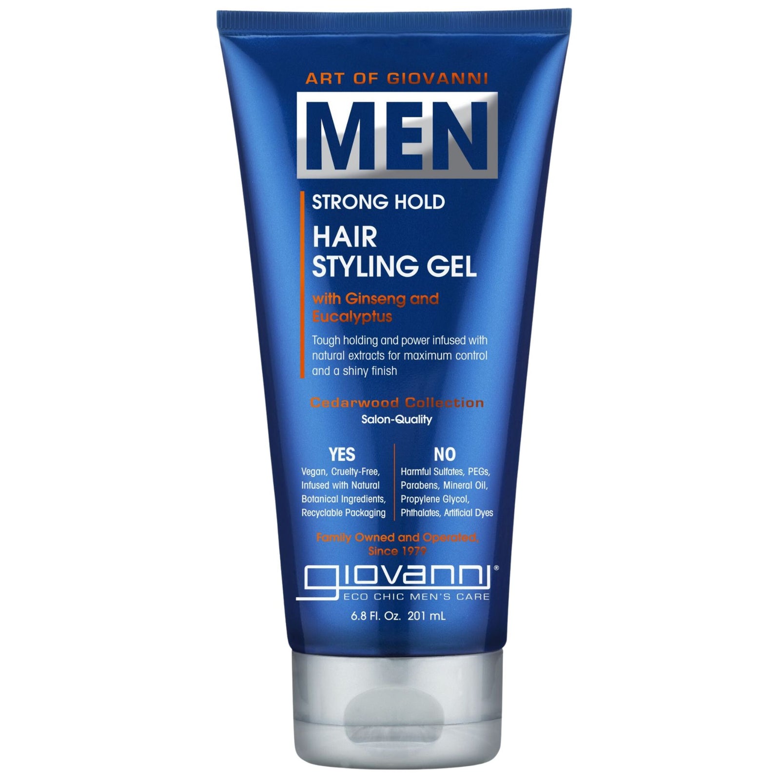 Giovanni Men Strong Hold Hair Styling Gel 201mL