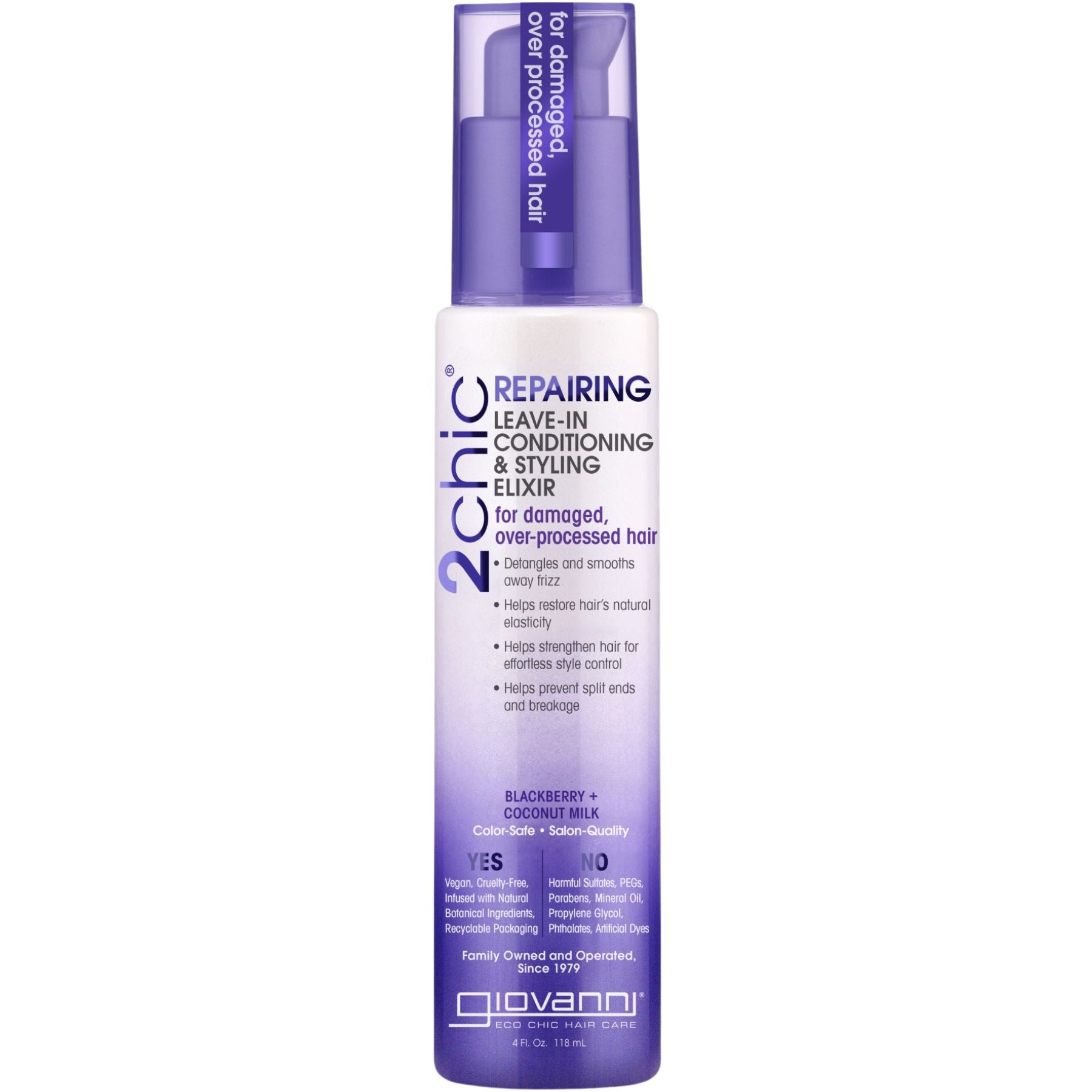 Giovanni Repairing Leave-In Conditioning & Styling Elixir 118ml