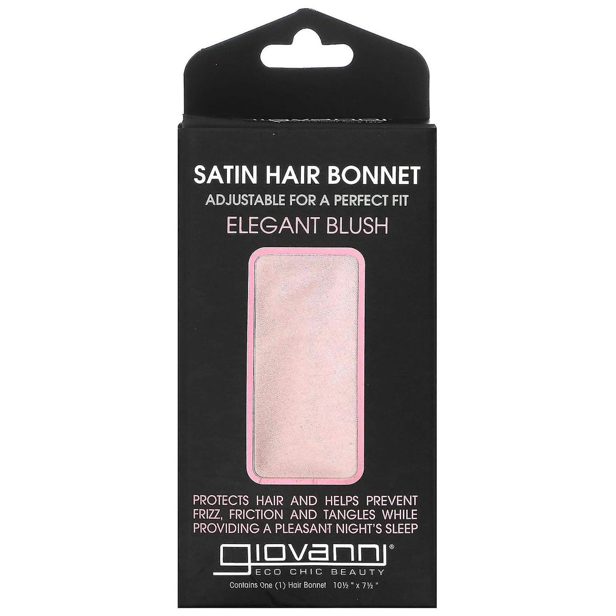 Giovanni Satin Hair Bonnet - Blush