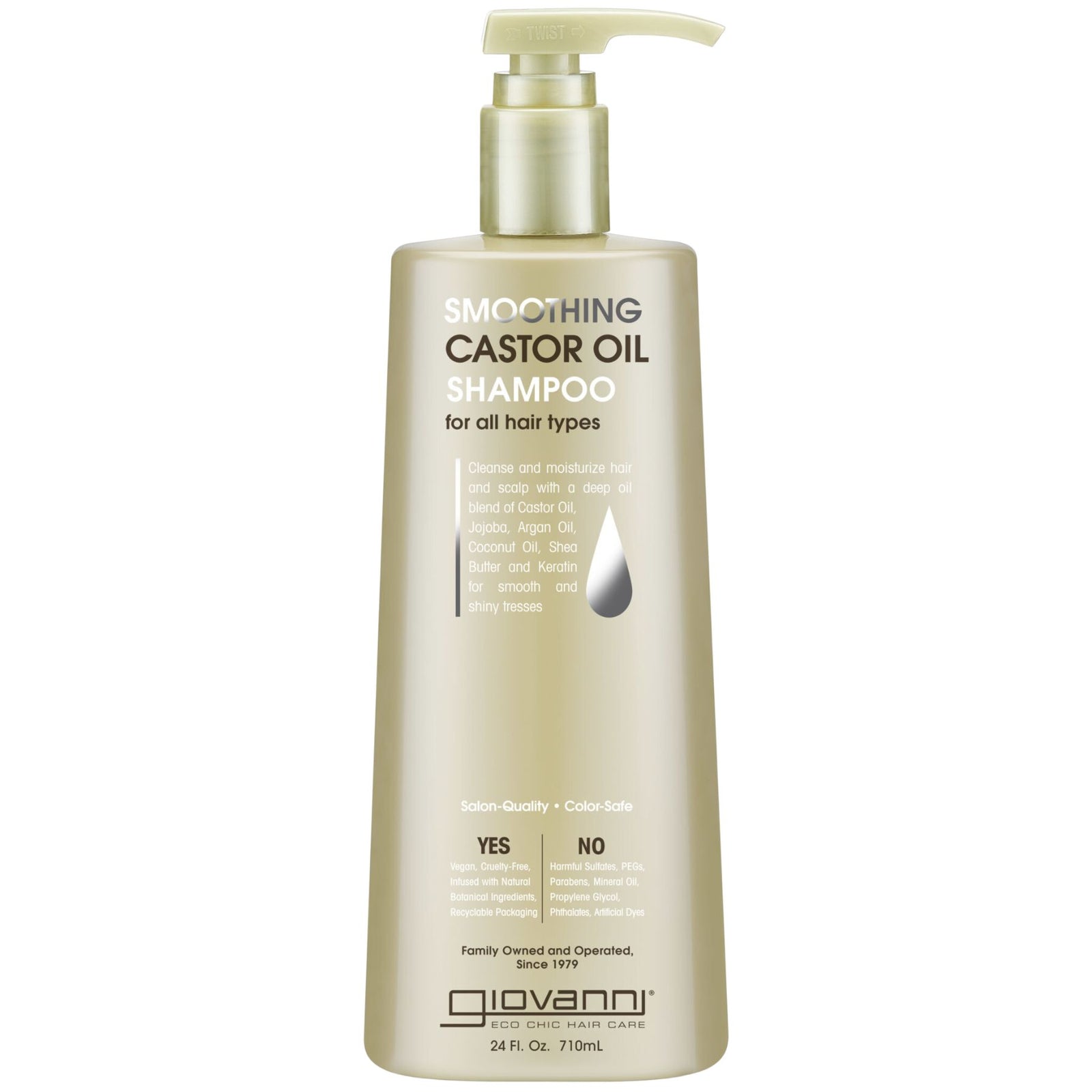 Giovanni Smoothing Castor Oil Shampoo 710ml