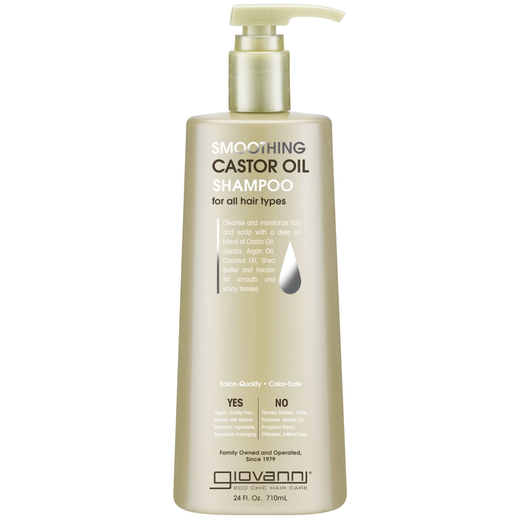 Giovanni Smoothing Castor Oil Shampoo 710ml