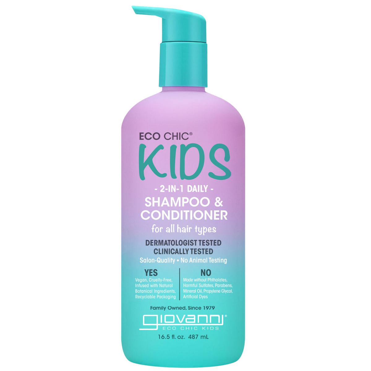 Giovanni Kids 2 in 1 Shampoo & Conditioner 487ml