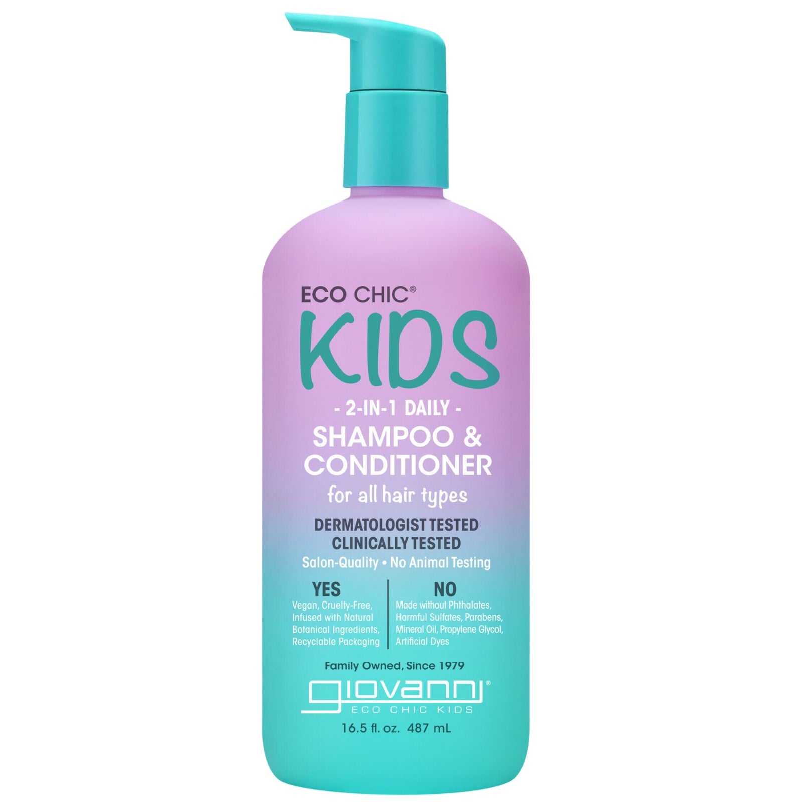 Giovanni Kids 2 in 1 Shampoo & Conditioner 487ml