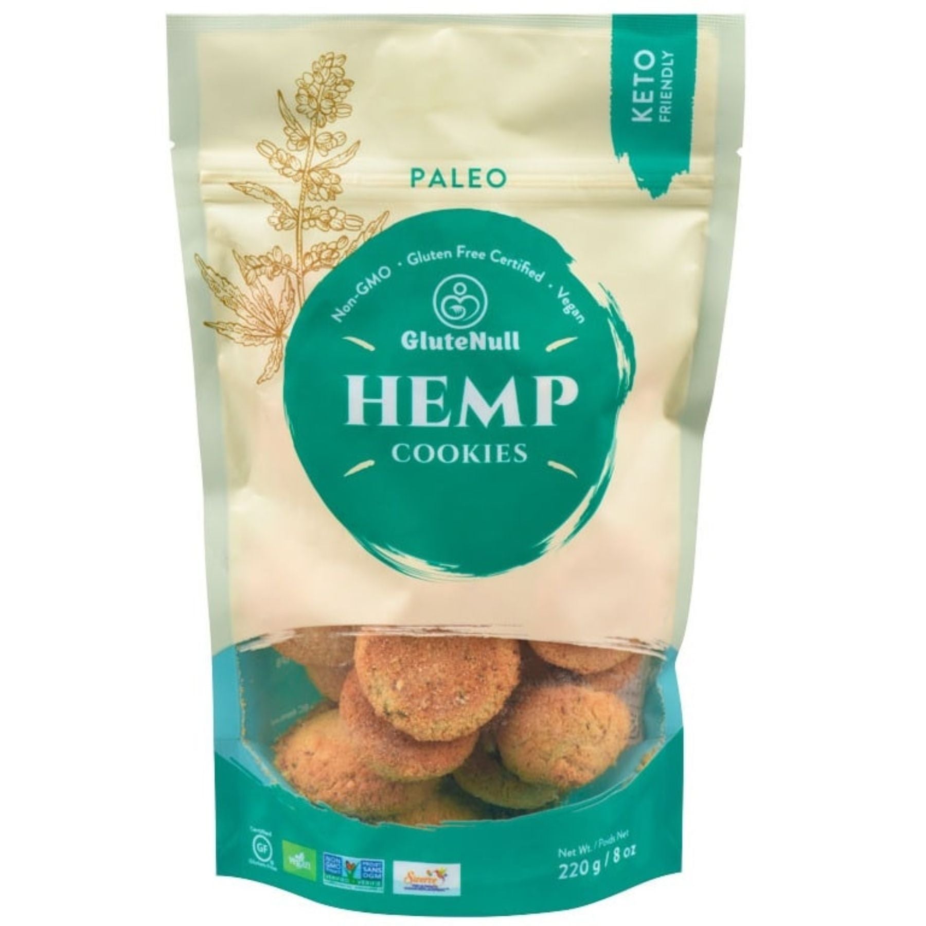 Glutenull Keto-Friendly Hemp Cookies 220g