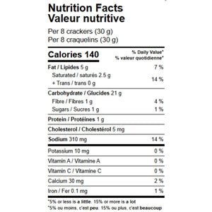 Glutino Gluten Free Cheddar Crackers 125g