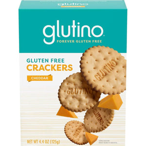 Glutino Gluten Free Cheddar Crackers 125g