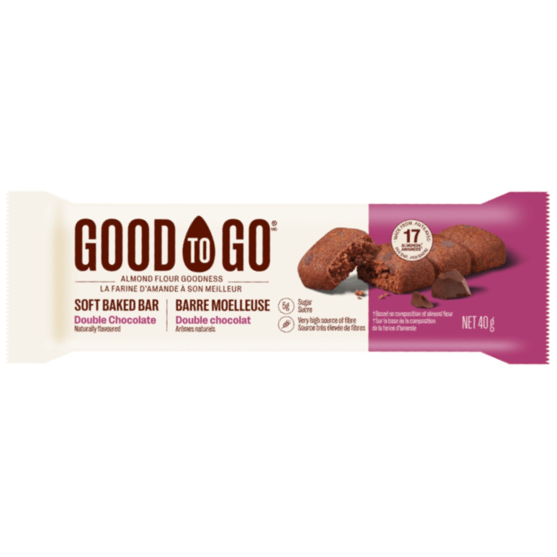 Good To Go Double Chocolate Soft Baked Bar 40g