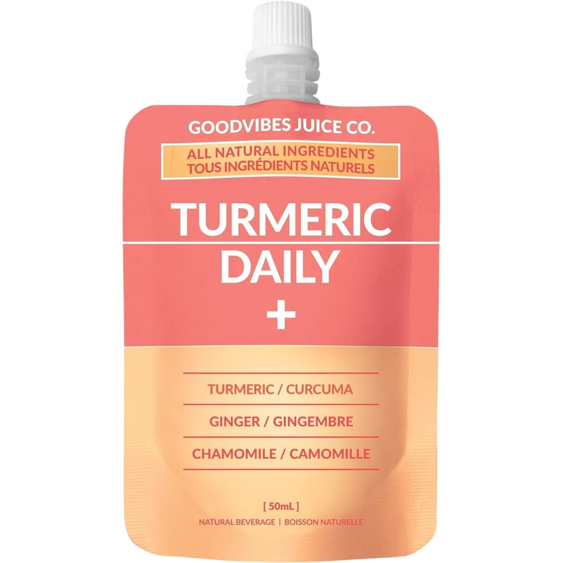 GoodVibes Juice Co. Turmeric Daily Shot 50mL