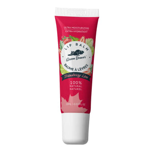 Green Beaver Natural Moisturizing Lip Balm Strawberry-Lime 10ml