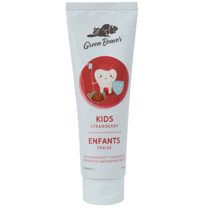 Green Beaver Fluoride-Free Kids Toothpaste - Strawberry 100g