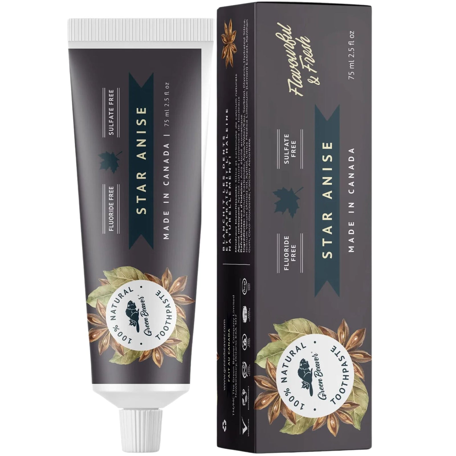 Green Beaver Fluoride Free Toothpaste - Star Anise 75mL