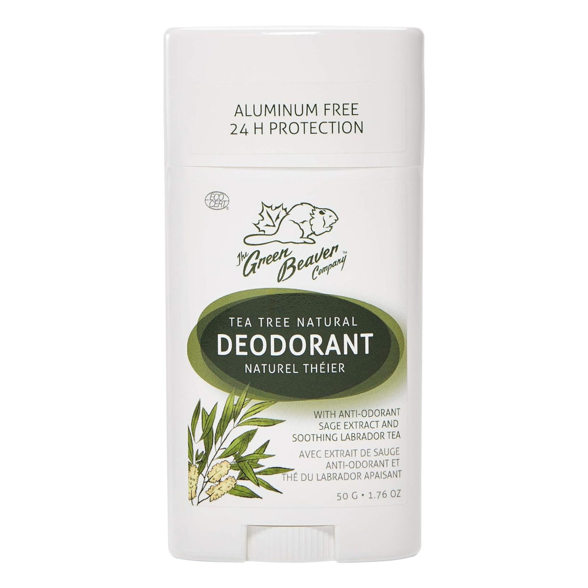 Green Beaver Deodorant Sport 24 Hour Protection - Tea Tree 50g
