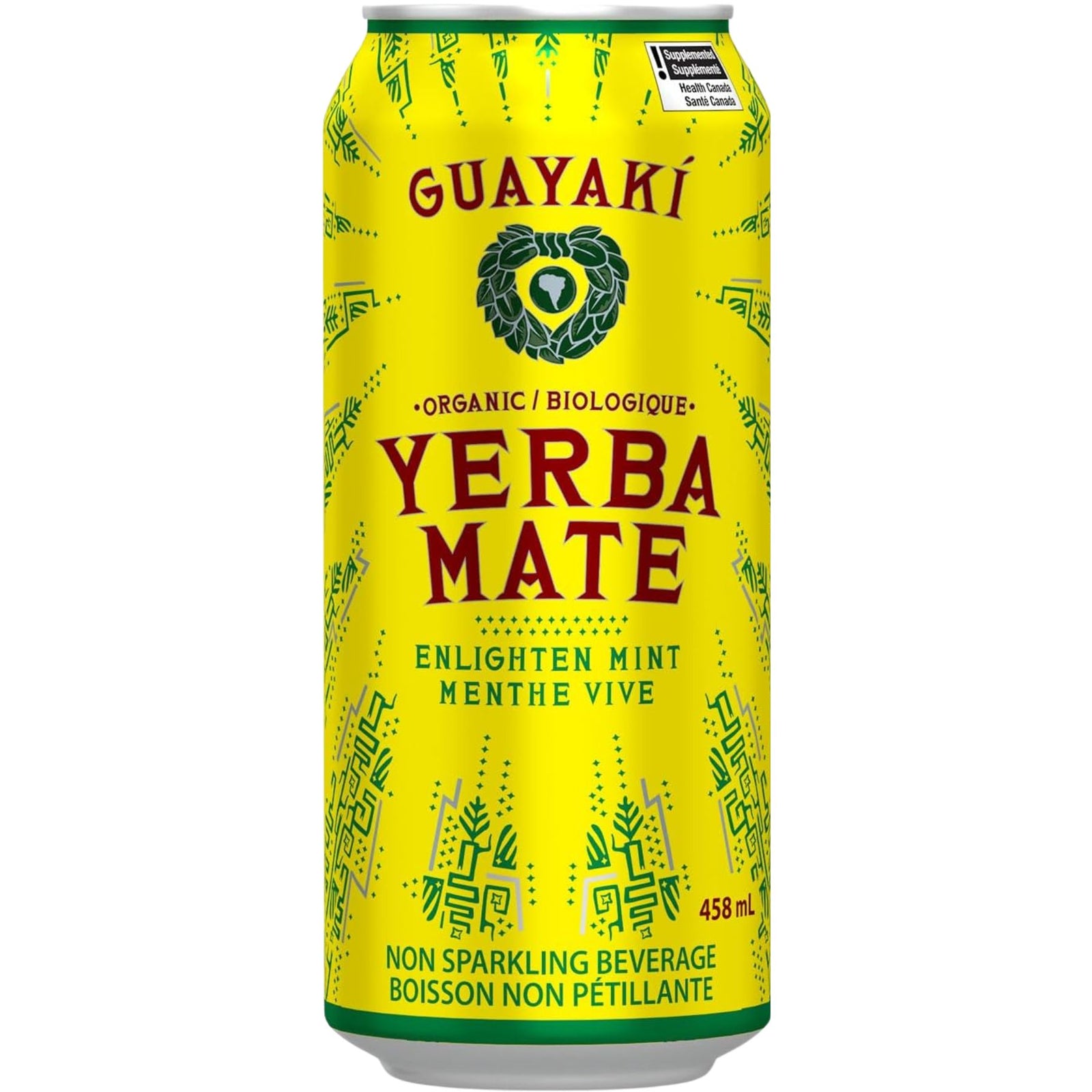 Guayaki Organic Yerba Mate Enlighten Mint Tea 458mL