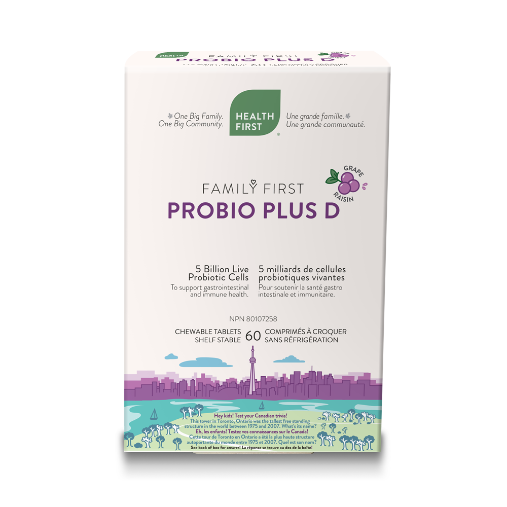 Family First Probiotic Plus D 60s | Health First