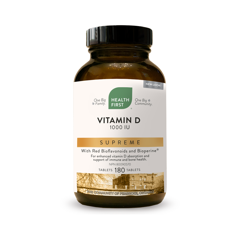 Health First Vitamin D3 Supreme 1000 IU 180 tablets