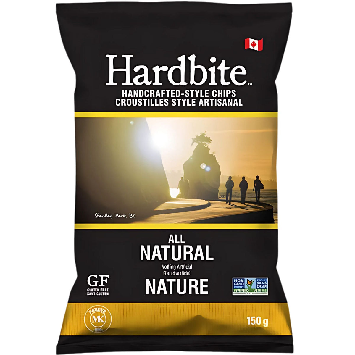 Hardbite All Natural Potato Chips 150g