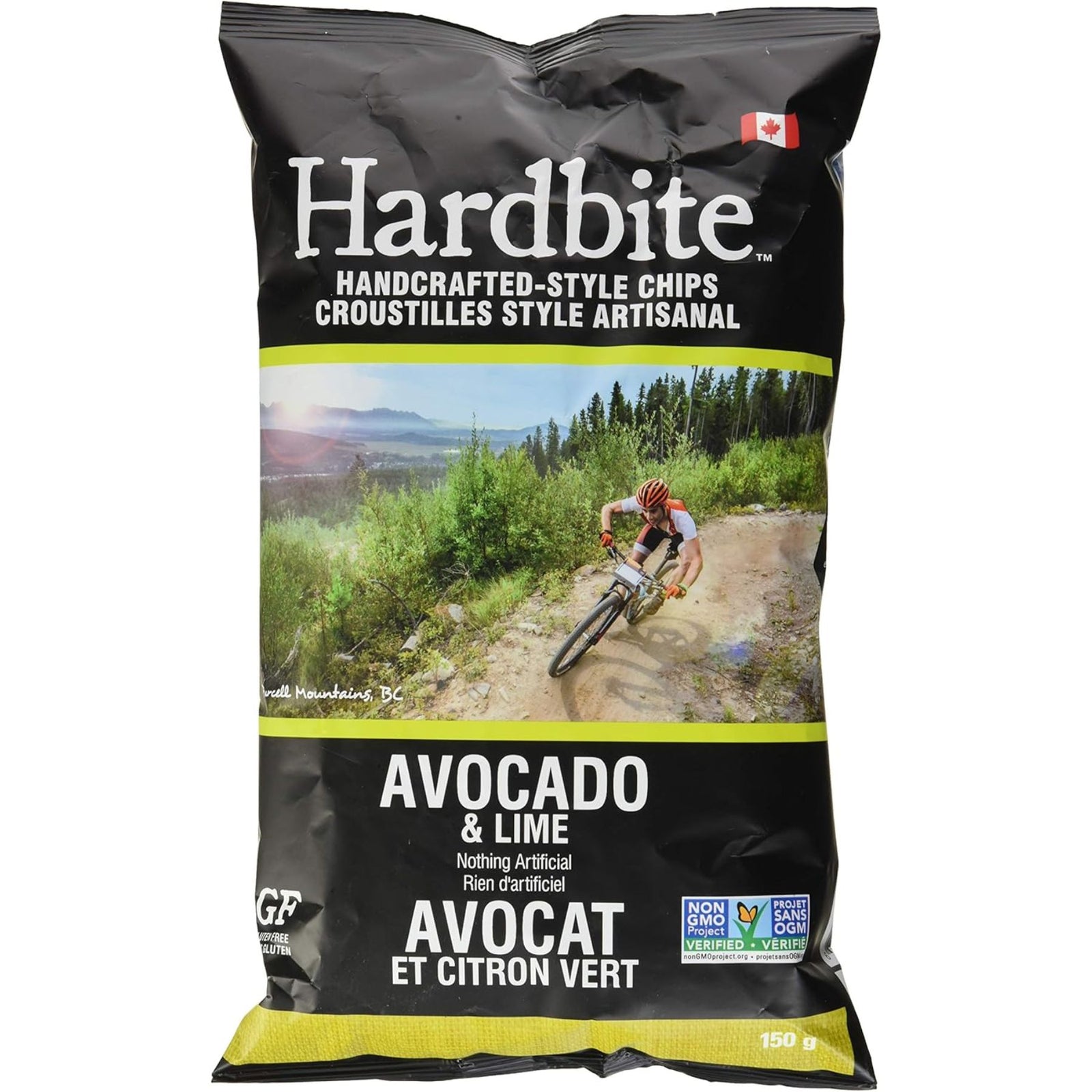 Hardbite Handcrafted-Style Avocado & Lime Chips 150g
